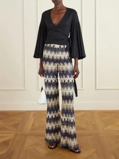 Missoni Metallic Crochet-knit Wide-leg Pants | Thumbnail 2
