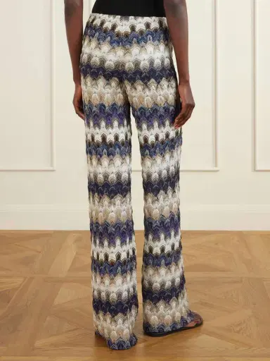 Missoni Metallic Crochet-knit Wide-leg Pants | Thumbnail 4