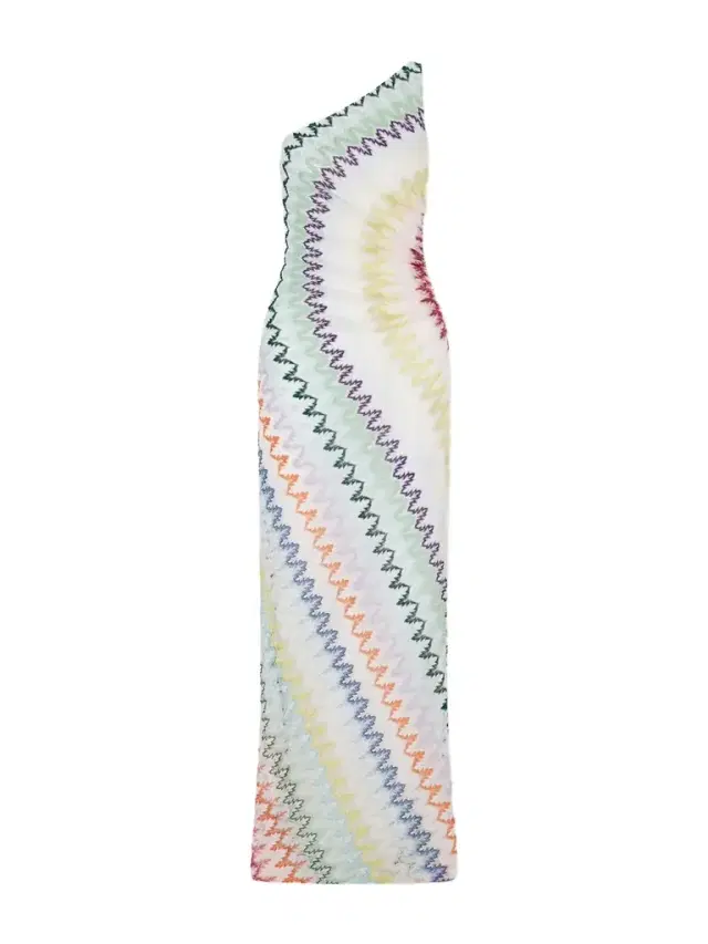 Missoni Striped Metallic Crochet-knit Maxi Dress