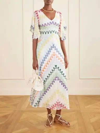 Missoni Striped Metallic Crochet-knit Maxi Dress | Thumbnail 2