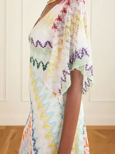 Missoni Striped Metallic Crochet-knit Maxi Dress | Thumbnail 4