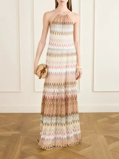 Missoni Striped Metallic Crochet-knit Maxi Dress | Thumbnail 2 Missoni Striped Metallic Crochet-knit Maxi Dress | Thumbnail 2
