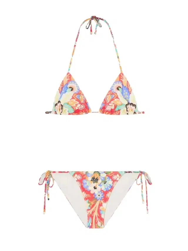 Paisley-print Bikini