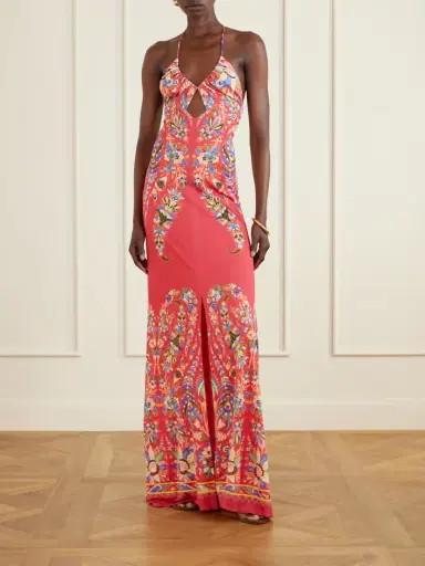 Etro Floral-print Crepe Maxi Dress | Thumbnail 2 Etro Floral-print Crepe Maxi Dress | Thumbnail 2