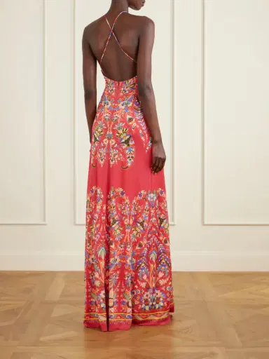 Etro Floral-print Crepe Maxi Dress | Thumbnail 3 Etro Floral-print Crepe Maxi Dress | Thumbnail 3