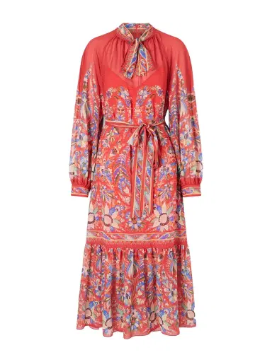 Etro Floral-print Chiffon Midi Dress | Thumbnail 1