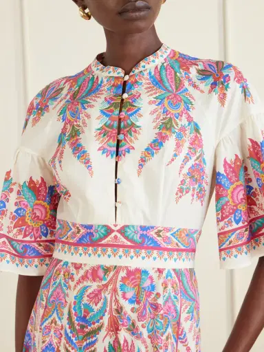 Etro Printed Cotton-poplin Maxi Dress | Thumbnail 4 Etro Printed Cotton-poplin Maxi Dress | Thumbnail 4