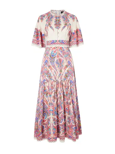 Etro Printed Cotton-poplin Maxi Dress | Thumbnail 1 Etro Printed Cotton-poplin Maxi Dress | Thumbnail 1