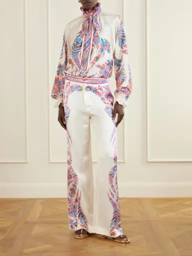 Etro Pussy-bow Paisley-print Silk Blouse | Thumbnail 2 Etro Pussy-bow Paisley-print Silk Blouse | Thumbnail 2