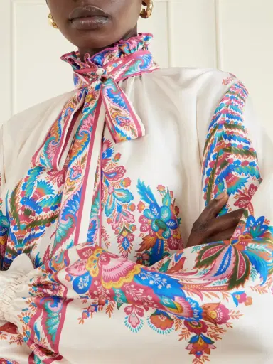 Etro Pussy-bow Paisley-print Silk Blouse | Thumbnail 5 Etro Pussy-bow Paisley-print Silk Blouse | Thumbnail 5