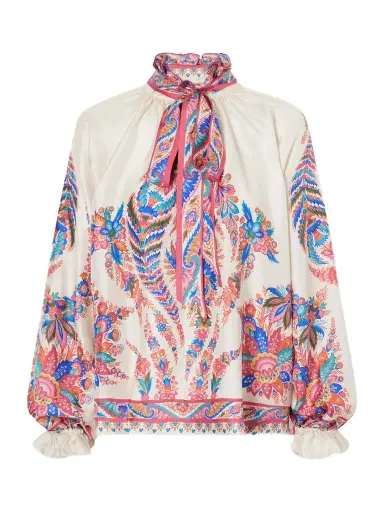 Etro Pussy-bow Paisley-print Silk Blouse | Thumbnail 1 Etro Pussy-bow Paisley-print Silk Blouse | Thumbnail 1