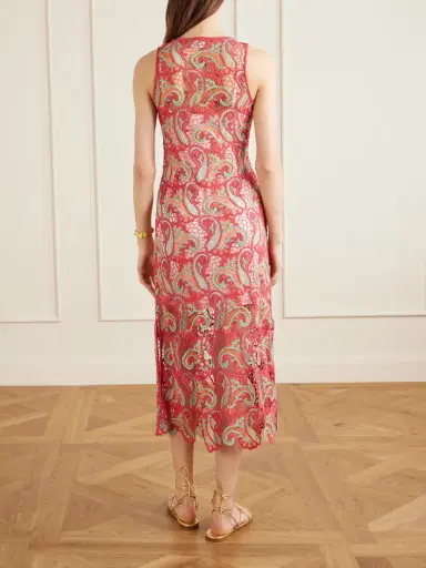 Etro Crocheted Midi Dress | Thumbnail 3 Etro Crocheted Midi Dress | Thumbnail 3