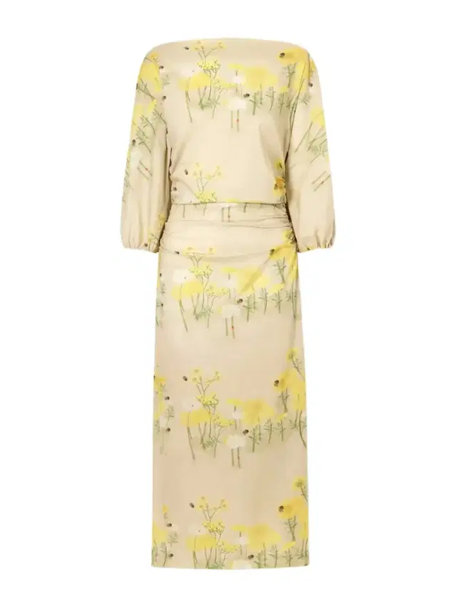 Ezra Floral-print Cotton-blend Midi Dress