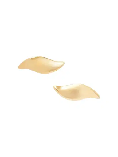 Khaite Leaf Gold-plated Earrings | Thumbnail 1