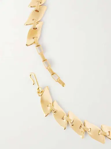 Khaite Leaf Gold-plated Necklace | Thumbnail 3 Khaite Leaf Gold-plated Necklace | Thumbnail 3