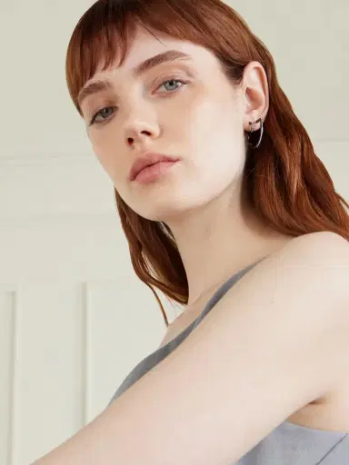 Repossi Antifer Heart Large 18-karat Black Gold Diamond Single Earring | Thumbnail 4 Repossi Antifer Heart Large 18-karat Black Gold Diamond Single Earring | Thumbnail 4