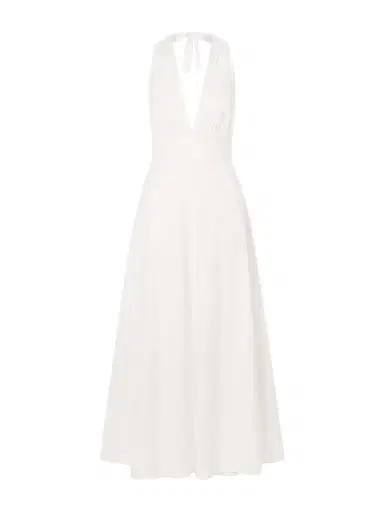 BERNADETTE Marilyn Organic Cotton-blend Poplin Halterneck Maxi Dress | Thumbnail 1