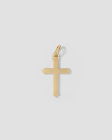 Jennifer Fisher Faith Small Royal Cross in 18K Yellow Gold | Thumbnail 2 Jennifer Fisher Faith Small Royal Cross in 18K Yellow Gold | Thumbnail 2
