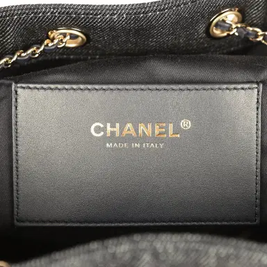 Chanel Chanel Medium 25 Hobo Bag Dark Denim Light Gold Hardware | Thumbnail 10