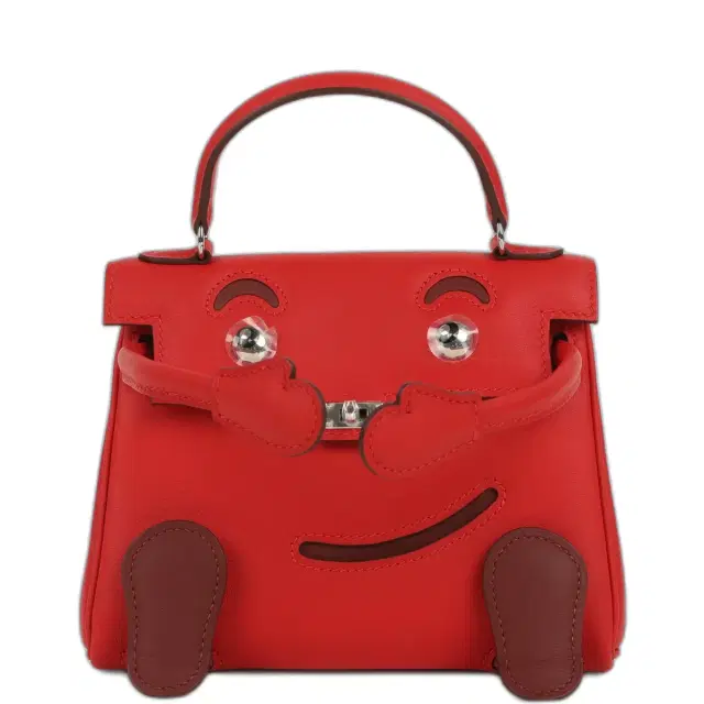 Hermes "Quelle Idolle" Kelly Doll Rouge Radieux and Rouge H Swift Palladium Hardware Hermes "Quelle Idolle" Kelly Doll Rouge Radieux and Rouge H Swift Palladium Hardware