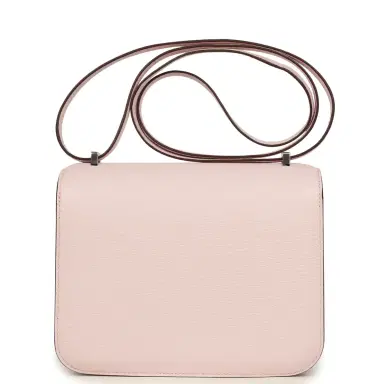 HERMÈS Hermes Constance 18 Rose Darling Chevre Mysore Palladium Hardware | Thumbnail 4