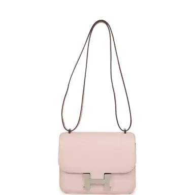 HERMÈS Hermes Constance 18 Rose Darling Chevre Mysore Palladium Hardware | Thumbnail 7