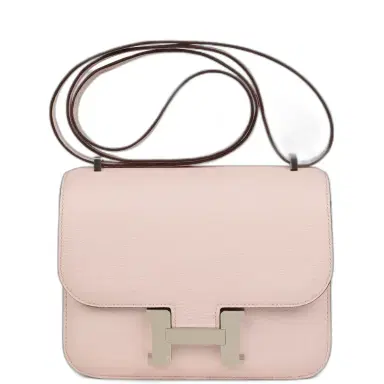 HERMÈS Hermes Constance 18 Rose Darling Chevre Mysore Palladium Hardware | Thumbnail 1
