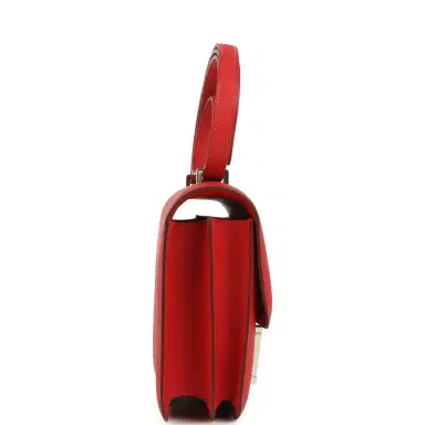 HERMÈS Hermes Constance 18 Rouge Radieux Epsom Lacquered Palladium Hardware | Thumbnail 3 HERMÈS Hermes Constance 18 Rouge Radieux Epsom Lacquered Palladium Hardware | Thumbnail 3