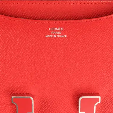 HERMÈS Hermes Constance 18 Rouge Radieux Epsom Lacquered Palladium Hardware | Thumbnail 8 HERMÈS Hermes Constance 18 Rouge Radieux Epsom Lacquered Palladium Hardware | Thumbnail 8