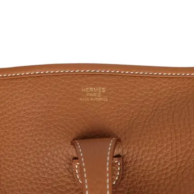 HERMÈS Hermes Evelyne III PM Gold Clemence Gold Hardware | Thumbnail 7 HERMÈS Hermes Evelyne III PM Gold Clemence Gold Hardware | Thumbnail 7