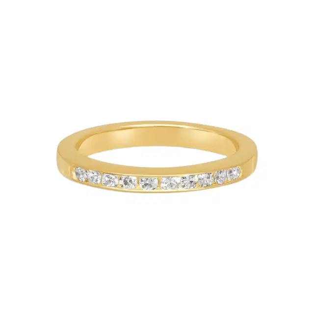 Suna Suna 14K Yellow Gold Diamond Wedding Ring Sz. 5 by The Solist