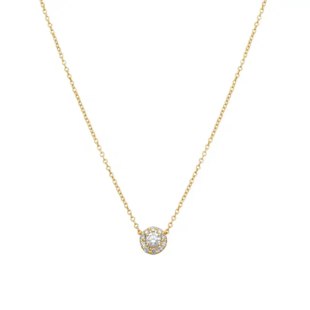 Suna Suna 18K Rose Gold Diamond Pendant Necklace by The Solist
