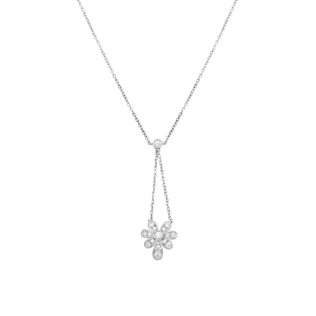 Suna Suna 18K White Gold Ice Flower Pendant by The Solist