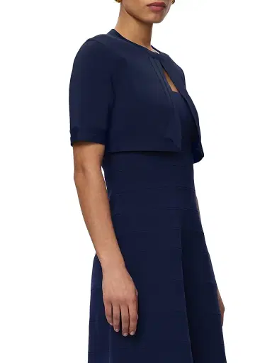 Hervé Léger Women's The Marie Bolero - Storm - Size Medium | Thumbnail 5