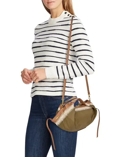 3.1 Phillip Lim Women's Luna Mini Contrast-Stitch Crossbody Bag | Thumbnail 2 3.1 Phillip Lim Women's Luna Mini Contrast-Stitch Crossbody Bag | Thumbnail 2