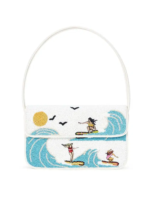 Staud Women's Tommy Beaded Bag - Surf Babes