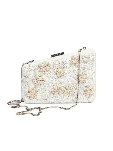 Staud Women's Carmella Beaded Clutch | Thumbnail 3 Staud Women's Carmella Beaded Clutch | Thumbnail 3