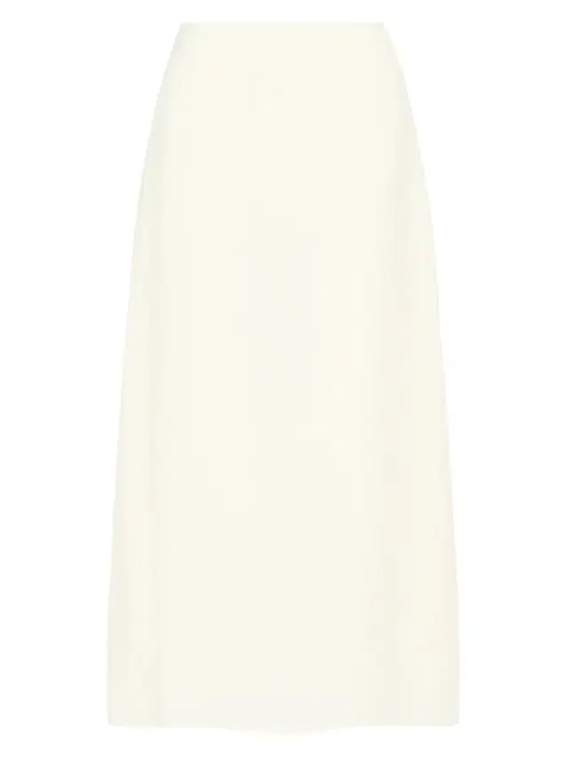 Women's Linen A-Line Midi-Skirt - Glass Green
