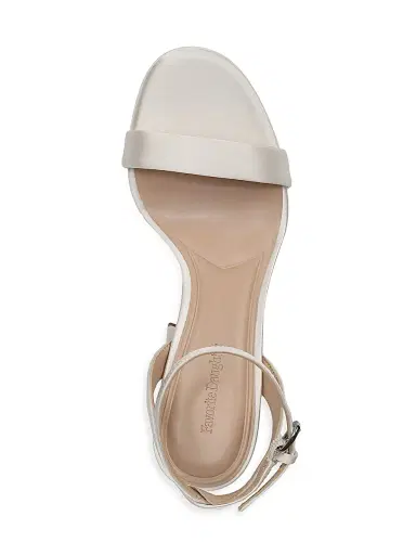 Favorite Daughter Women's Ruby 100MM Satin Platform Sandals - Ivory - Size 8.5 | Thumbnail 4