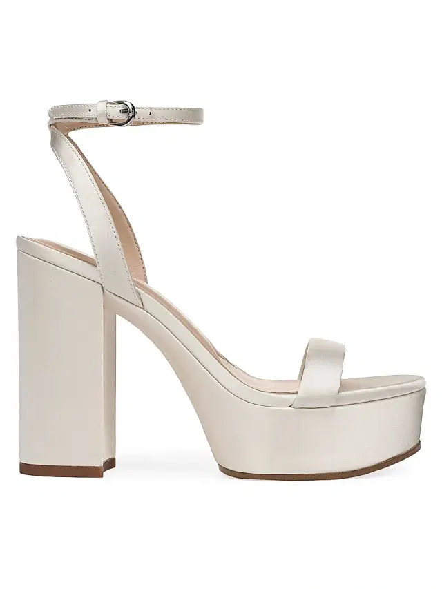 Favorite Daughter Women's Ruby 100MM Satin Platform Sandals -