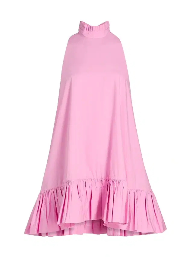 Azeeza Women's Alcott Poplin Ruffle Minidress - Bubblegum