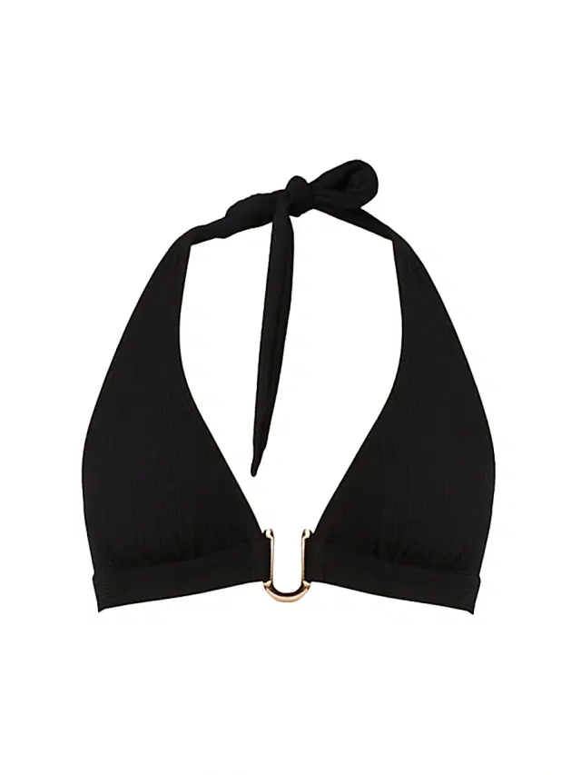 Shoshanna Women's Ring-etail Halterneck Bikini Top - Jet
