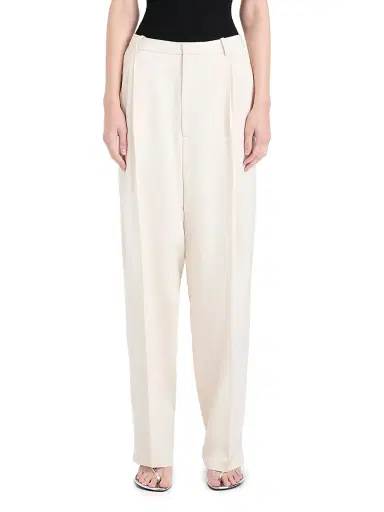 Proenza Schouler Women's Clementina Pleated-Front Wide-Leg Pants | Thumbnail 3 Proenza Schouler Women's Clementina Pleated-Front Wide-Leg Pants | Thumbnail 3