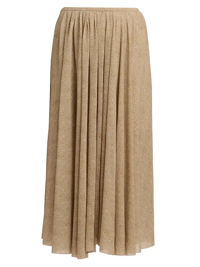 Alberta Ferretti Women's Pleated Midi-Skirt
