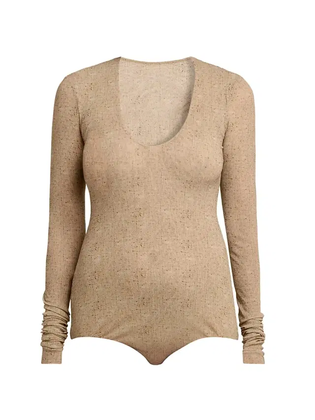 Alberta Ferretti Women's V-Neck Bodysuit