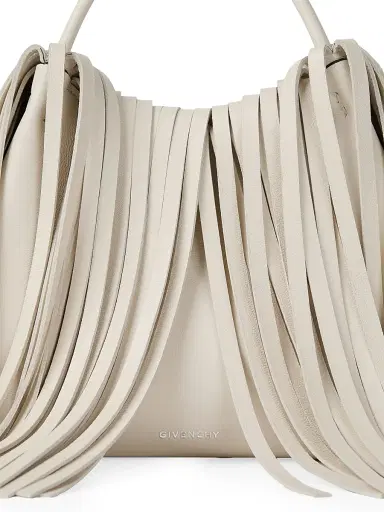 Givenchy Women's Nano Facet Bucket Bag in Leather with Fringes | Thumbnail 5