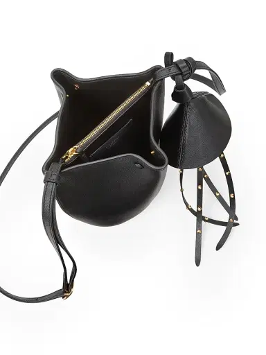 Givenchy Women's Nano Snap Bucket Bag in Grained Leather | Thumbnail 5 Givenchy Women's Nano Snap Bucket Bag in Grained Leather | Thumbnail 5