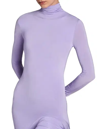 Stella McCartney Women's Crepe Jersey Frill Cocktail Dress - Lilac - Size 12 | Thumbnail 6 Stella McCartney Women's Crepe Jersey Frill Cocktail Dress - Lilac - Size 12 | Thumbnail 6