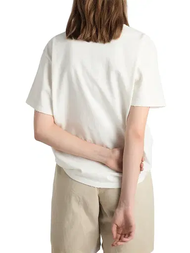 Prada Women's Garment-Dyed Jersey T-Shirt - White - Size XL | Thumbnail 4 Prada Women's Garment-Dyed Jersey T-Shirt - White - Size XL | Thumbnail 4