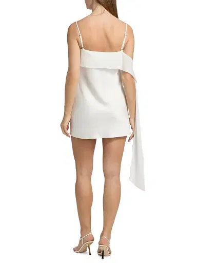 Significant Other Women's Devlyn Draped Satin Minidress - | Thumbnail 5